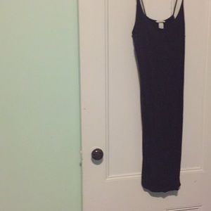 Ribbed wine colored dress